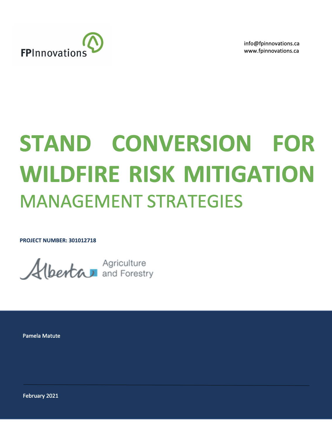 Stand conversion for wildfire risk mitigation management strategies thumbnail