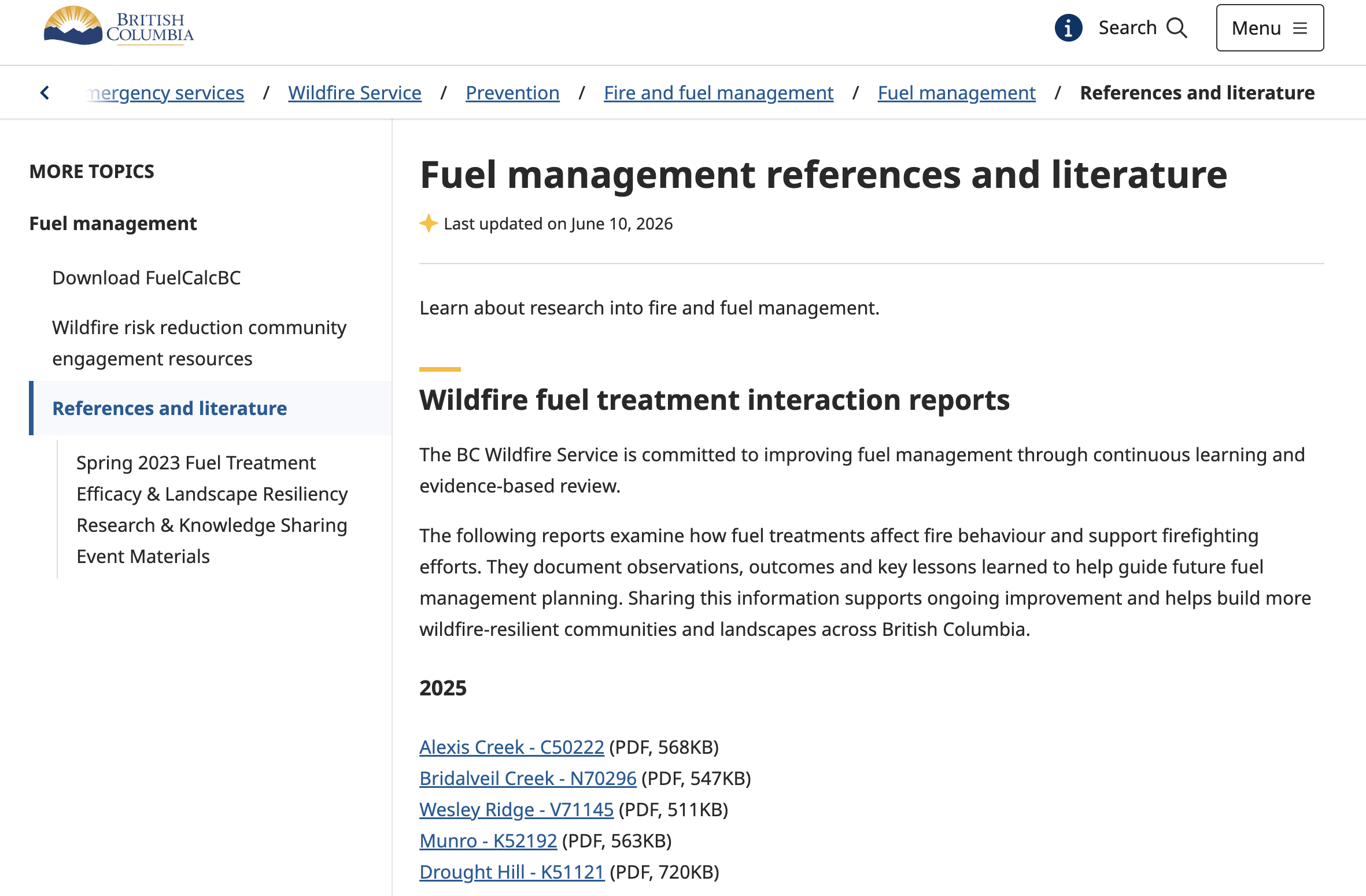 Fuel management references and literature thumbnail