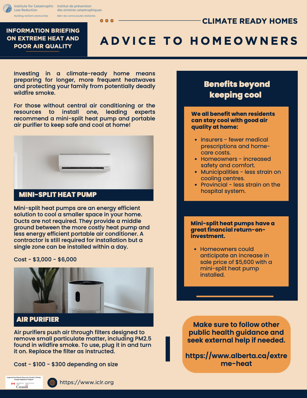 Information Briefing on Extreme Heat and Poor Air Quality: Advice to Homeowners thumbnail