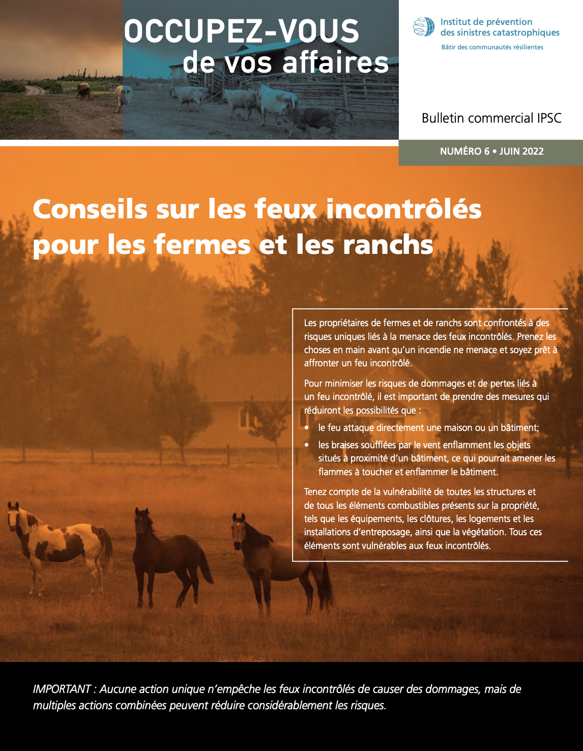 Conseils sur les feux incontrôlés pour les fermes et les ranchs thumbnail