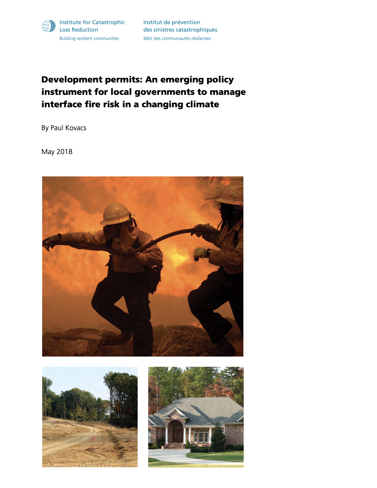 Development permits: An emerging policy instrument for local governments to manage interface fire risk in a changing climate thumbnail
