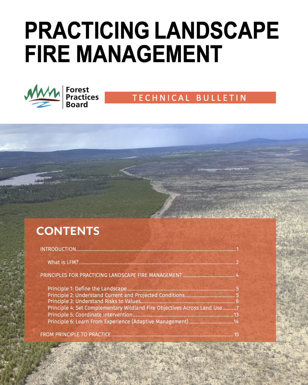 Practicing Landscape Fire Management: Technical Bulletin thumbnail