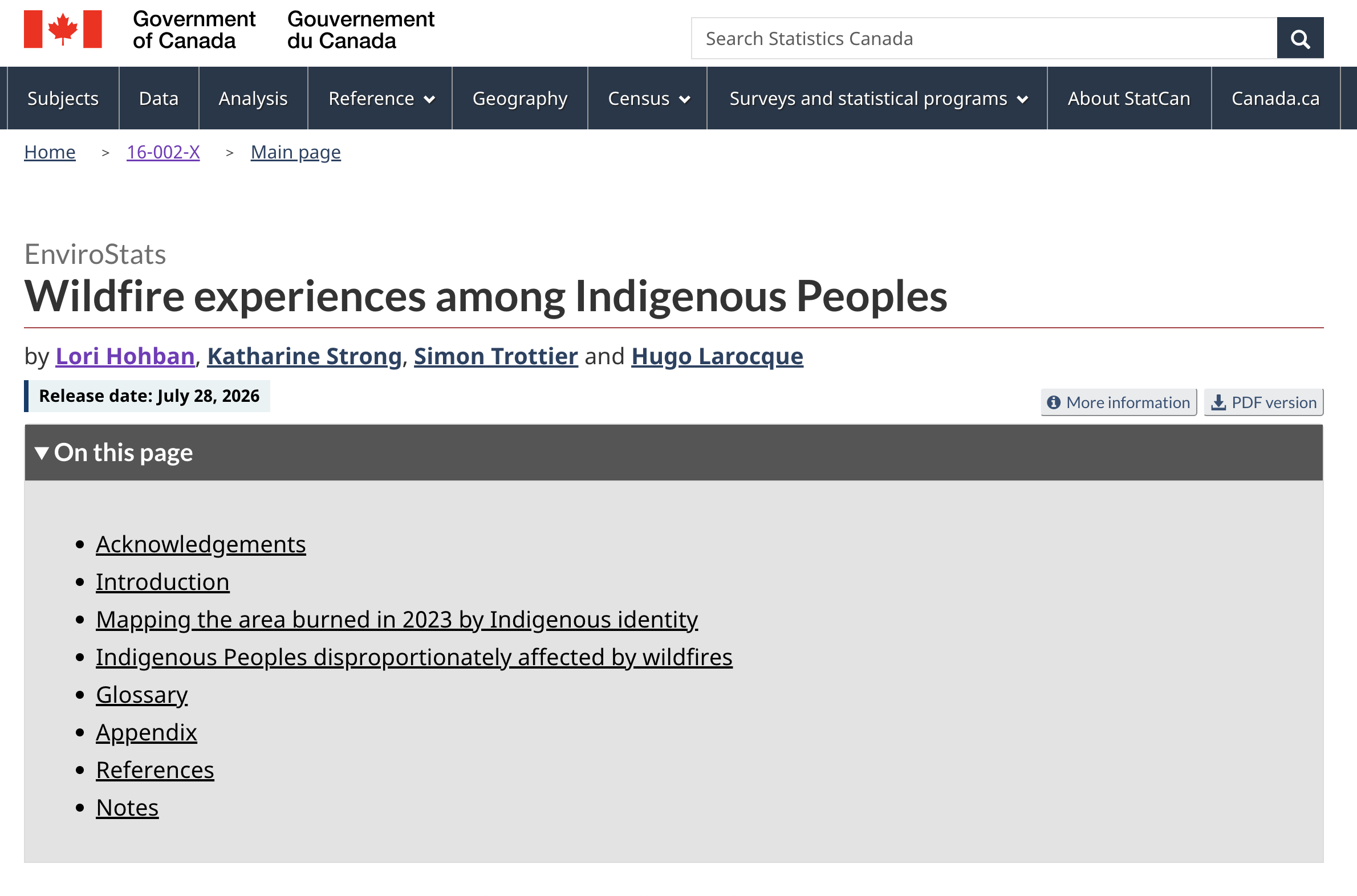 Wildfire experiences among Indigenous Peoples thumbnail