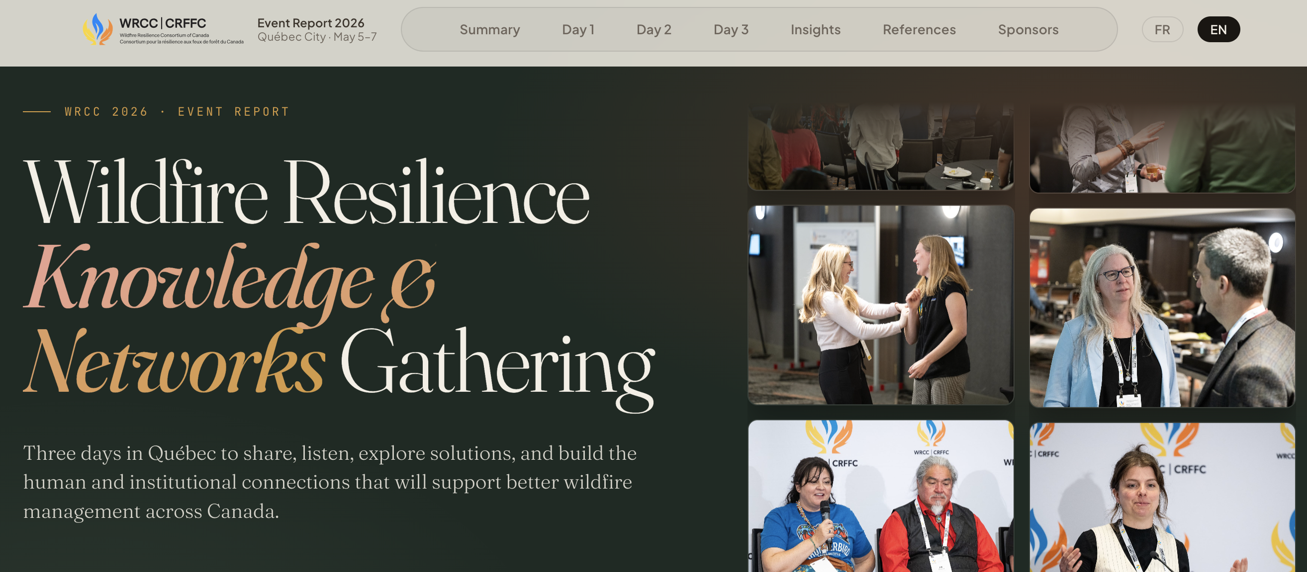 2026 Wildfire Resilience Knowledge & Networks Gathering Report thumbnail