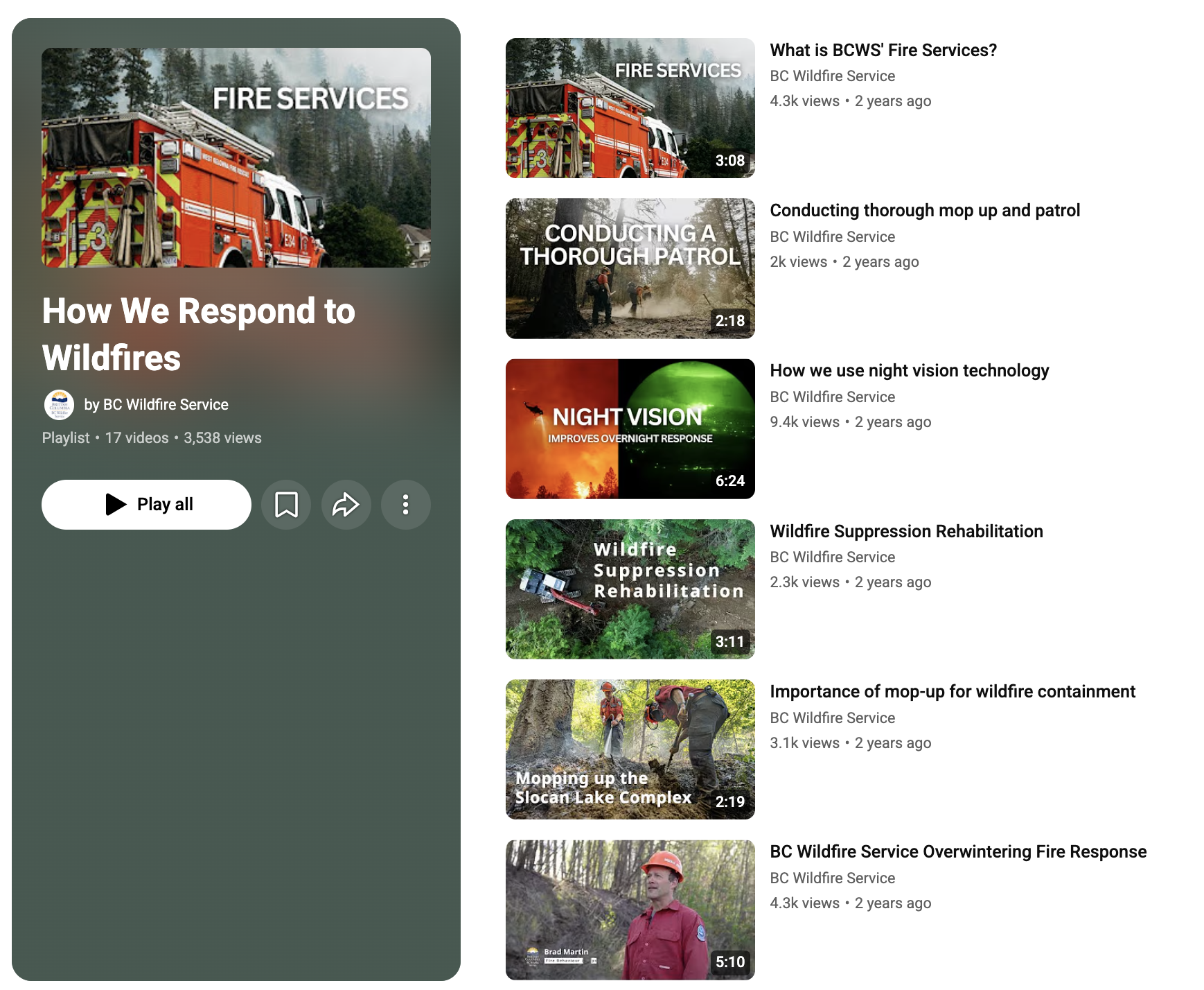How We Respond to Wildfires thumbnail